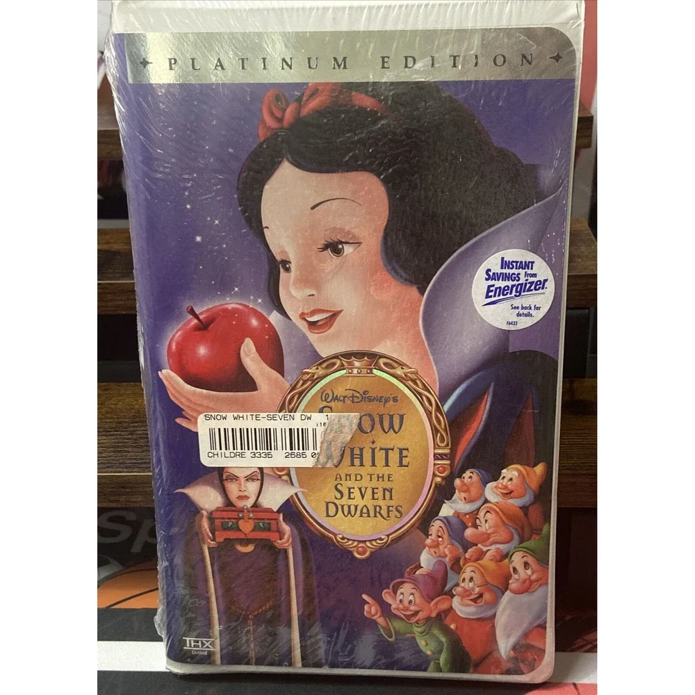 Snow White and the Seven Dwarfs (VHS, Platinum Edition) Brand New Factory Sealed